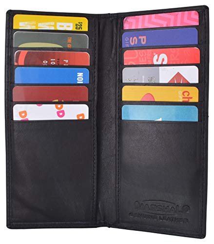 Genuine Leather Card Wallet Portable Credit Card Holder Brand