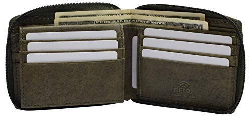 Alpine Swiss Womens Accordion Organizer Wallet Leather Credit Card Case ID, Retro Tan