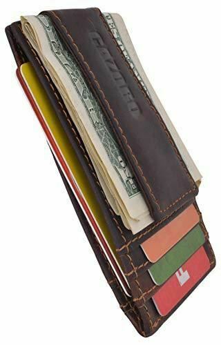Vintage Slim Wallet Pocket Brown Function PU Leather Men Wallets Coin Purse  Card Holders Long Wallet DARK BROWN 