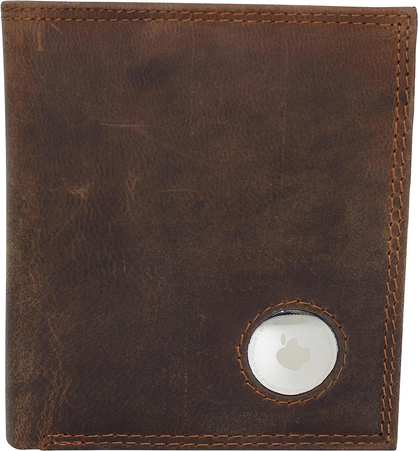 AG Wallets Mens Hunter Genuine Leather Bifold Minimalist Wallet for Me