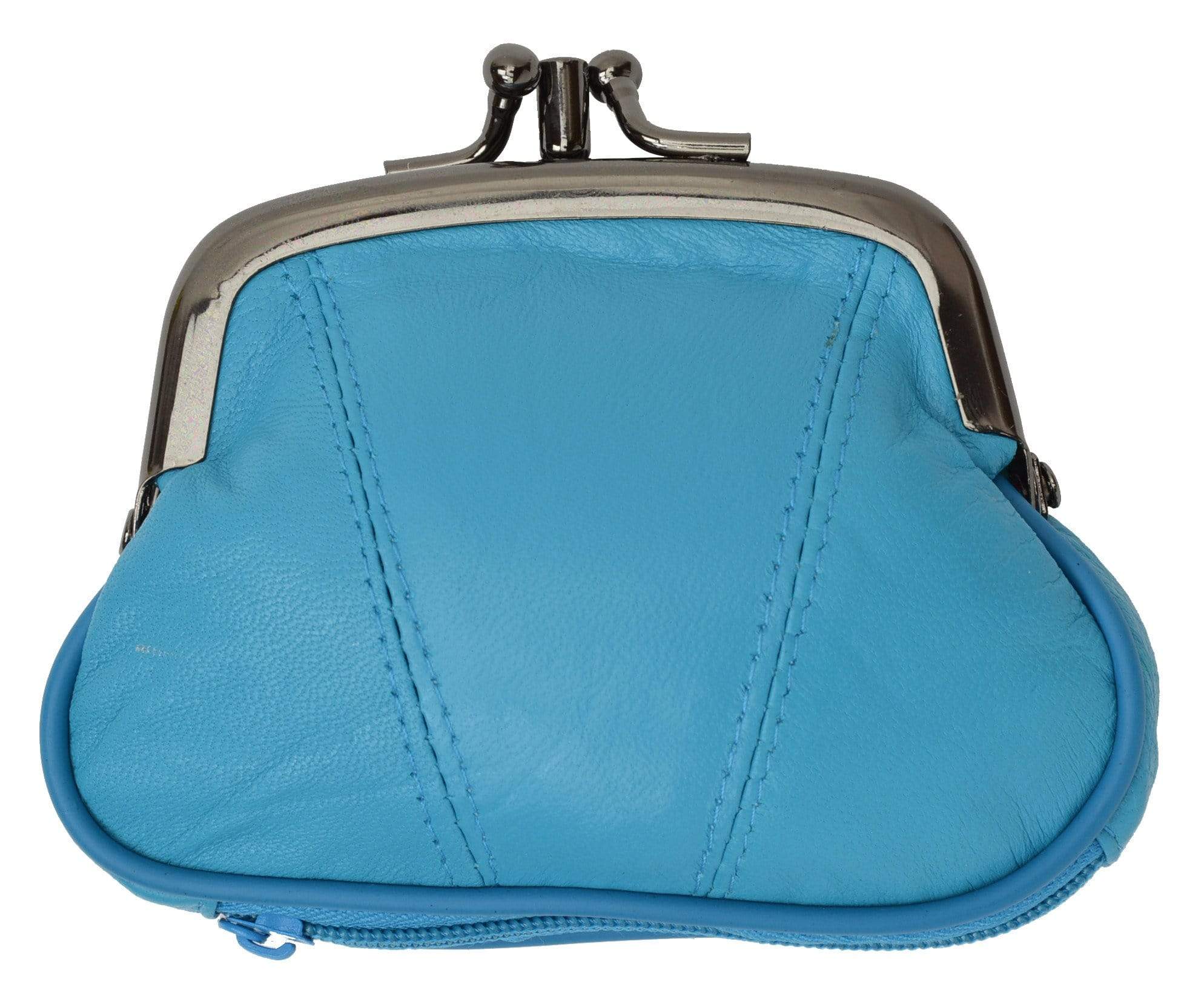 Genuine Leather Small Change Purse with Clasp Y970 (C) - Walmart.com