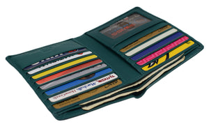 Swiss Marshall RFID Men's Slim Bifold Hipster Premium Leather Euro Wallet-menswallet