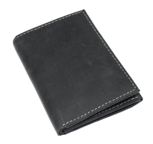 RFID Protected Men's Slim Trifold Wallet Vintage Leather Wallets for Men with Box-menswallet