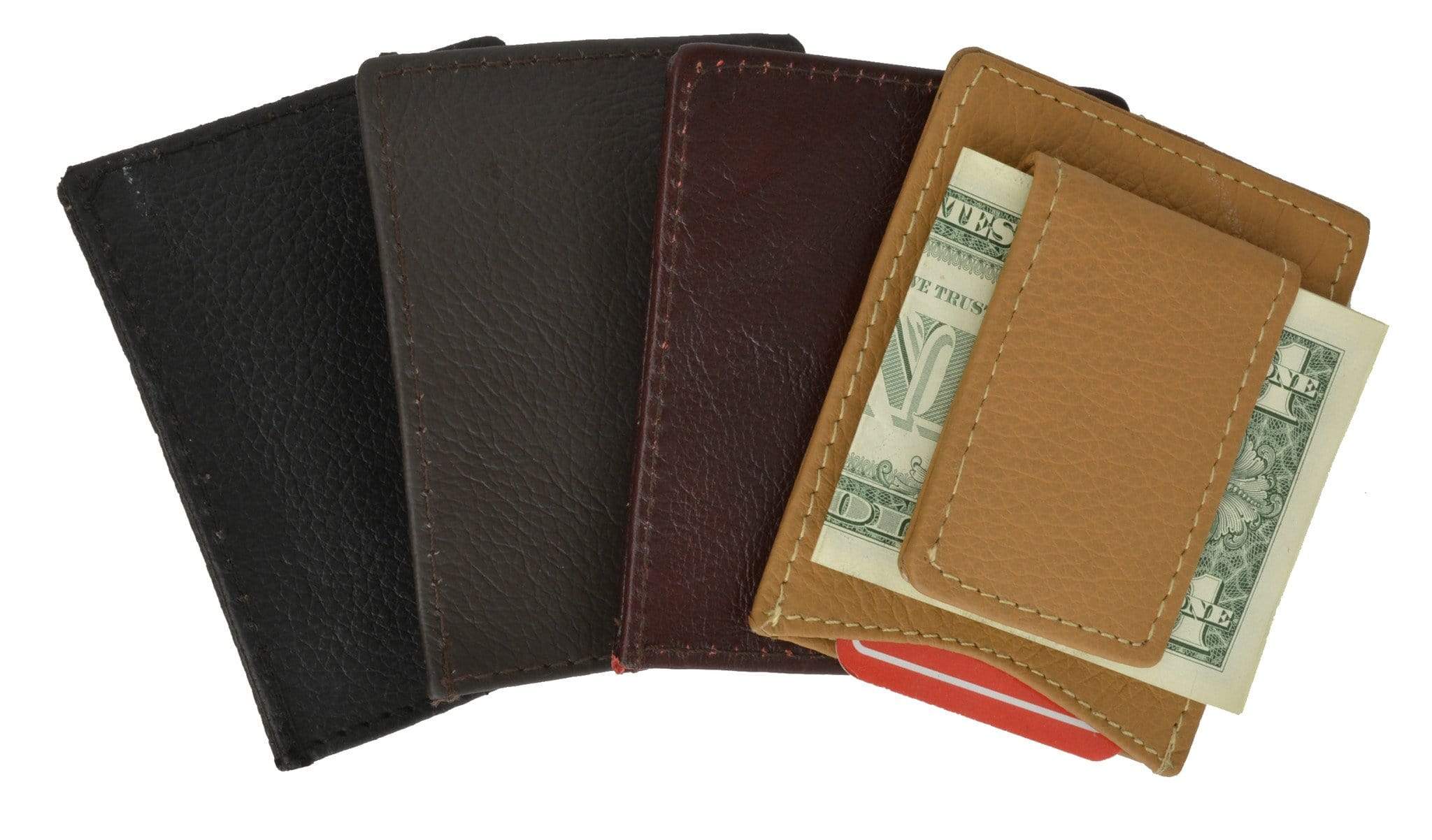 Buy USL Men's Money Clip Leather Bi-Fold Slim Wallet with Card Holder &  Money Clipper (Beige) at .in