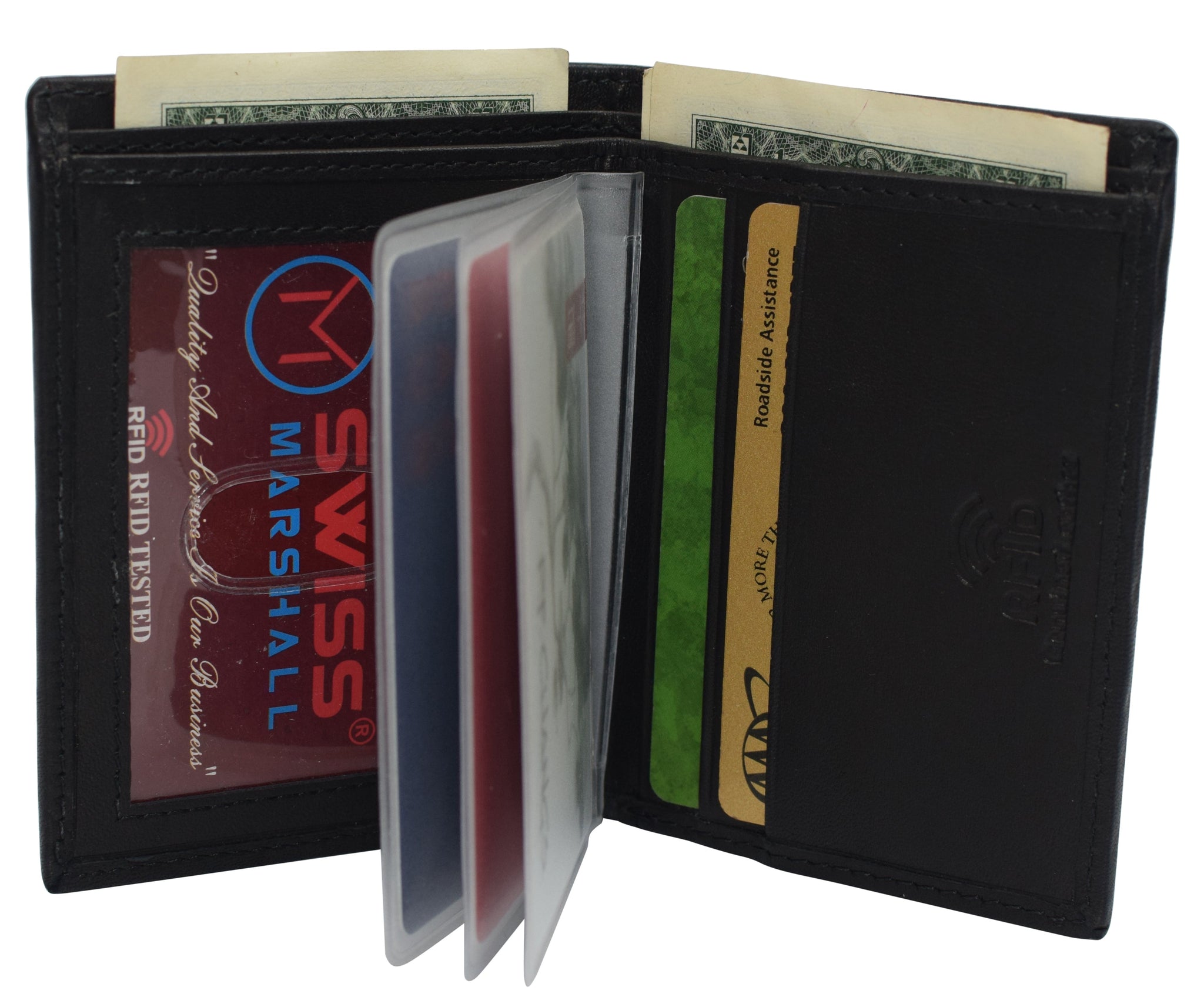 Men's Wallet Long Wallet High Quality Leather Thin Business