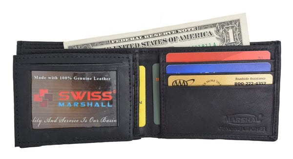 Mens-Soft-Genuine-Leather-Removable-Double-ID-Window-Flap-Credit-Card ...