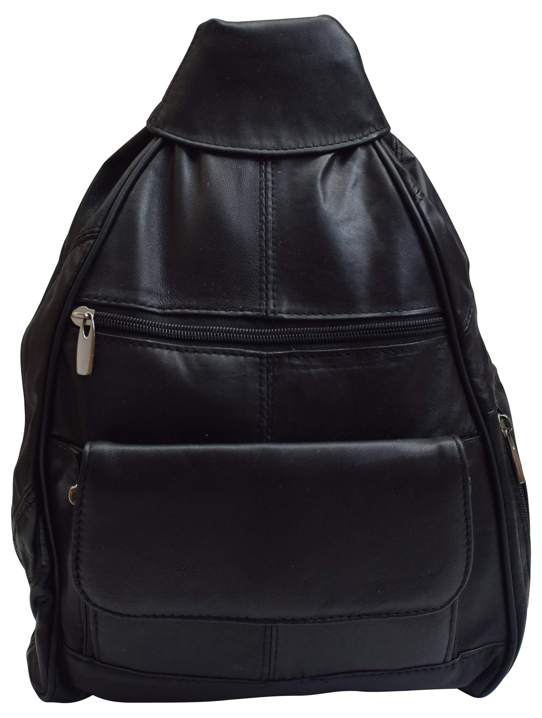 Stylish Leather Convertible Backpack Handbag For Women