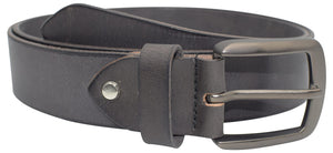 Marshal Men's Genuine Leather Classic Everyday Jean Belt, 1 1/2" Men Handmade Casual Dress Belts (Black, 38")-menswallet