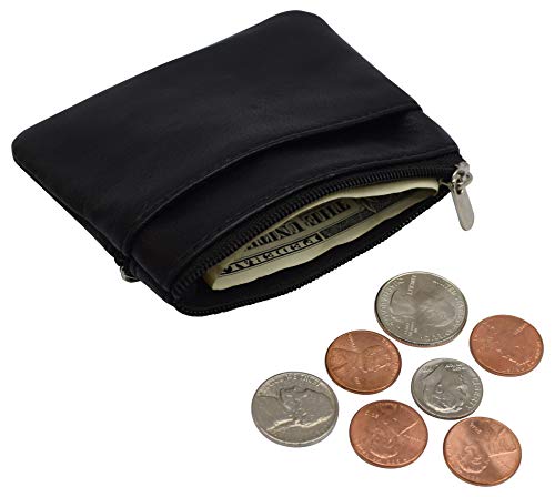 Leather Coin Pouch Slim Leather Wallet Leather Change 