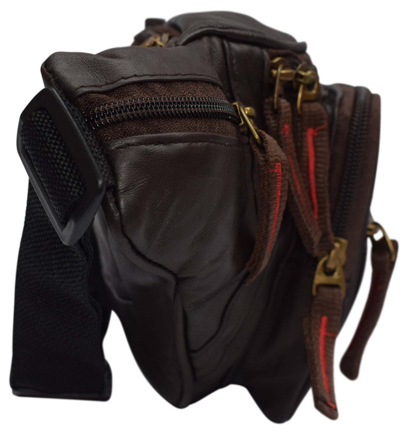 Vintage Leather Fanny Pack Mens Waist Bag Hip Pack Belt Bag Bumbag for