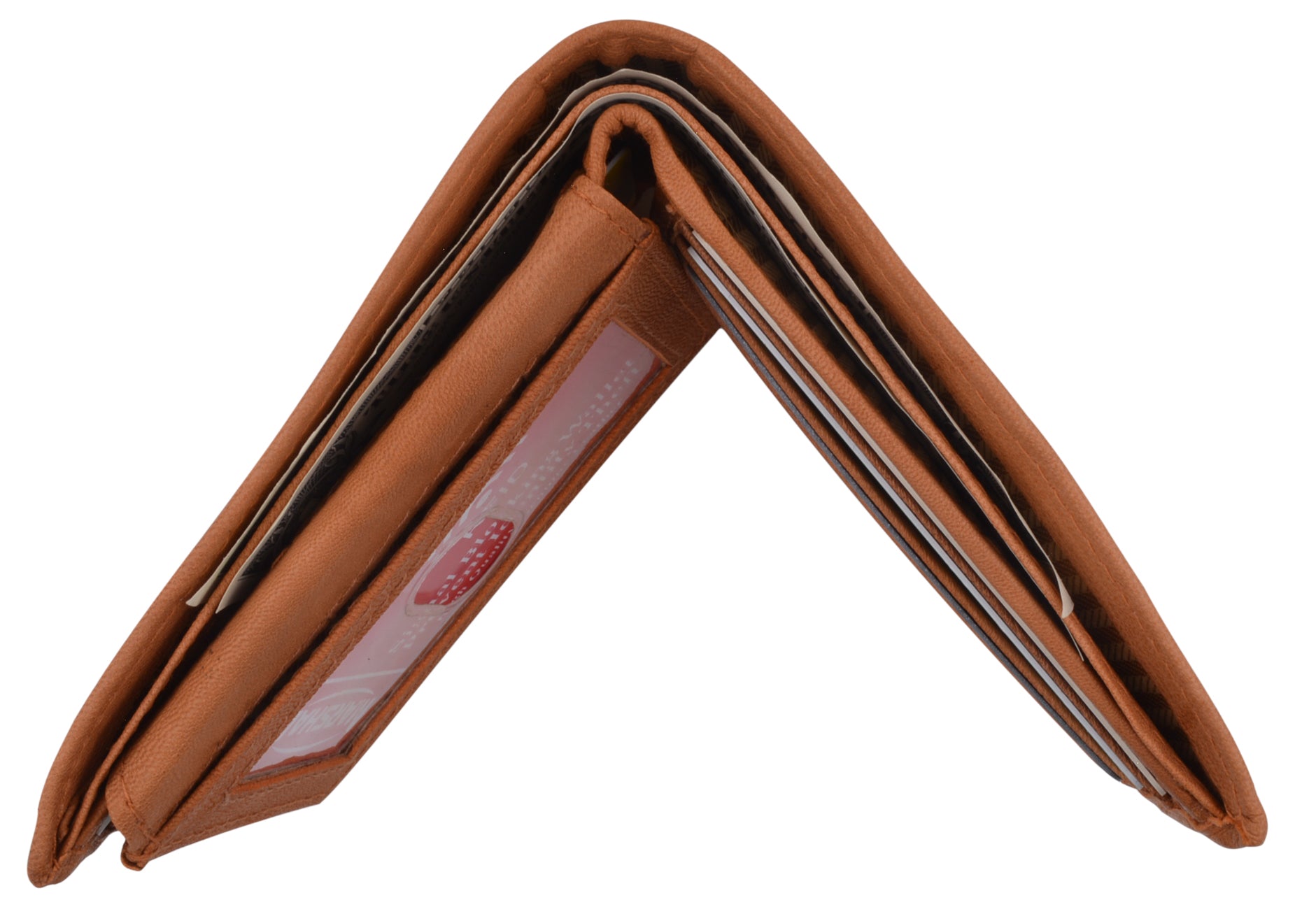 Chain Wallets for Men RFID Blocking Vintage Leather Bifold Wallet