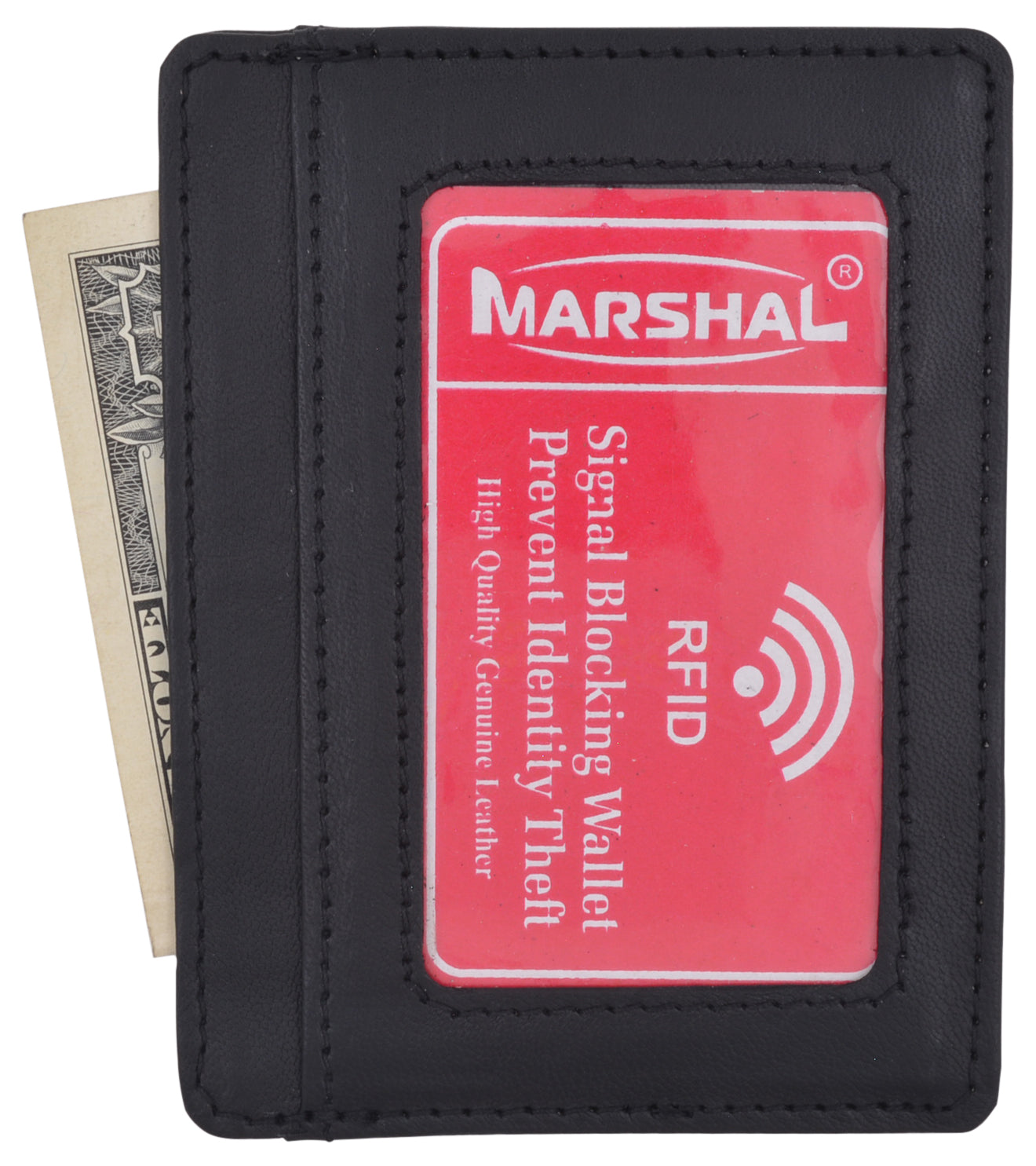 Slim Minimalist Wallets For Men & Women - Genuine Leather Credit Card  Holder Front Pocket RFID Blocking Wallet With Gift Box 