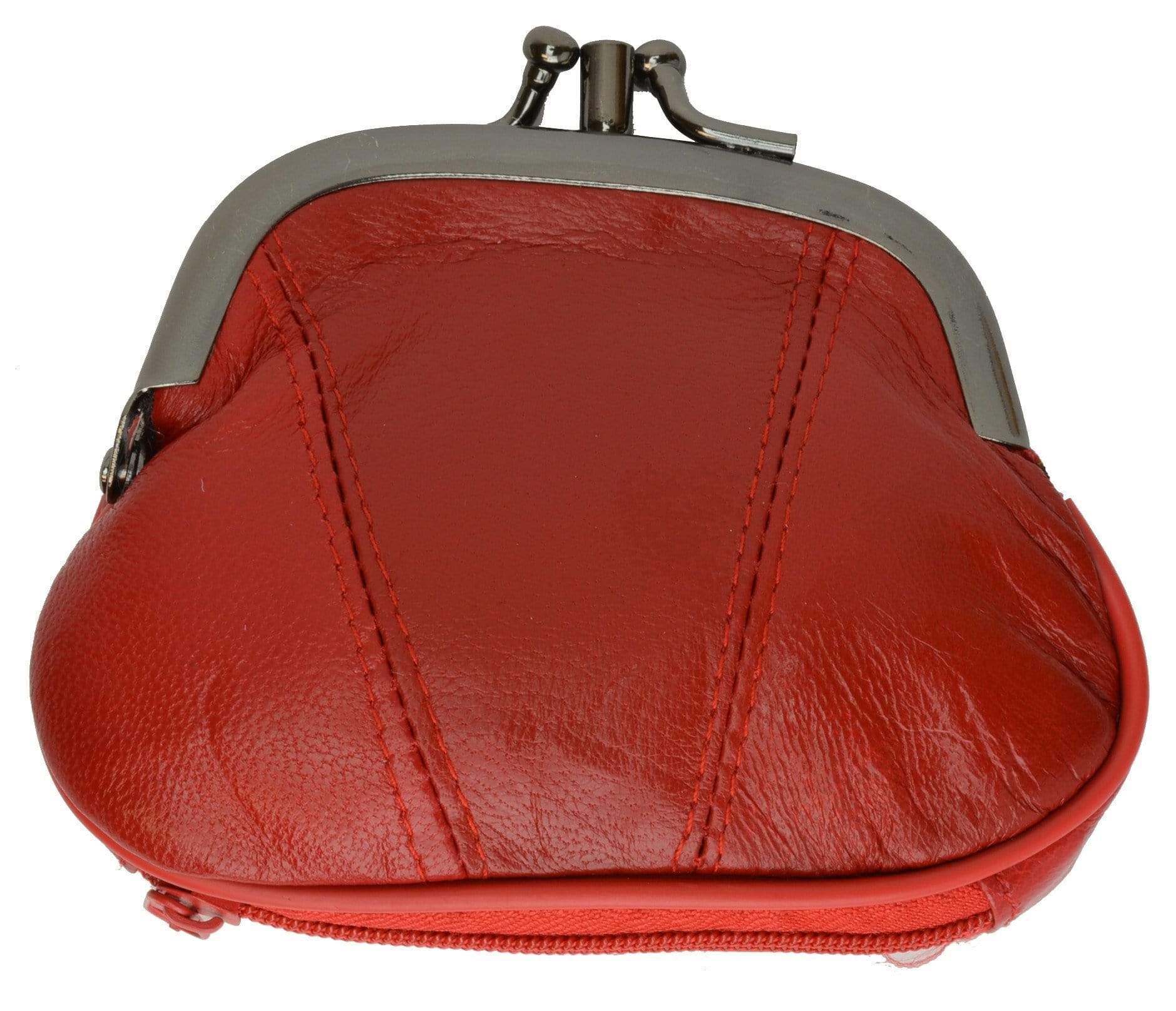 CoCopeanut Genuine Leather Clutch Bag for Women Kiss Lock Wallet Retro Coin  Purse Coin Organizer Cute Purse - Walmart.com
