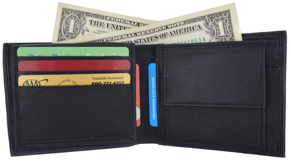 marshal-black-genuine-lambskin-soft-leather-bifold-credit-card-wallet ...