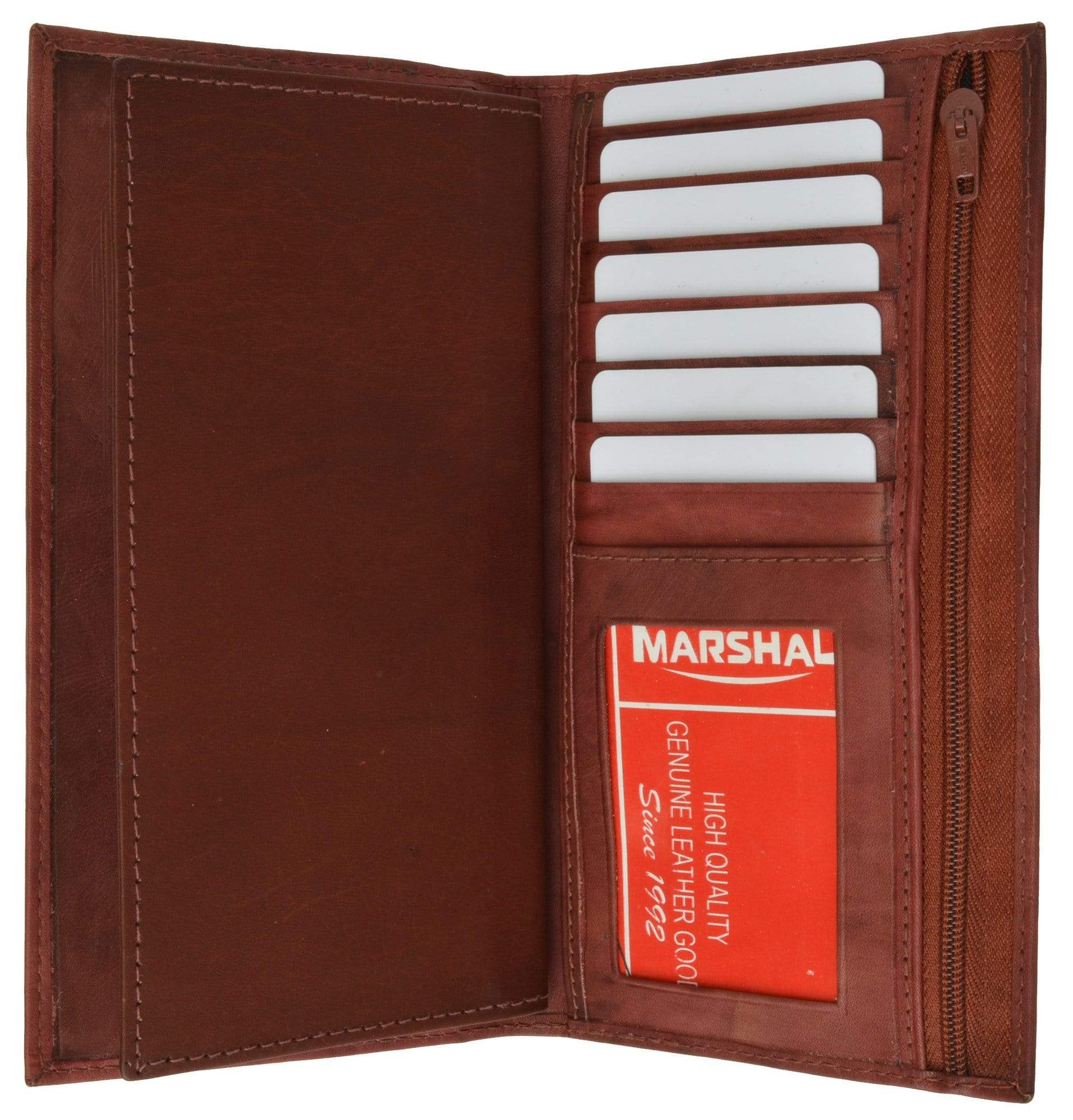 Modern Checkbook Wallet Ember Fuego