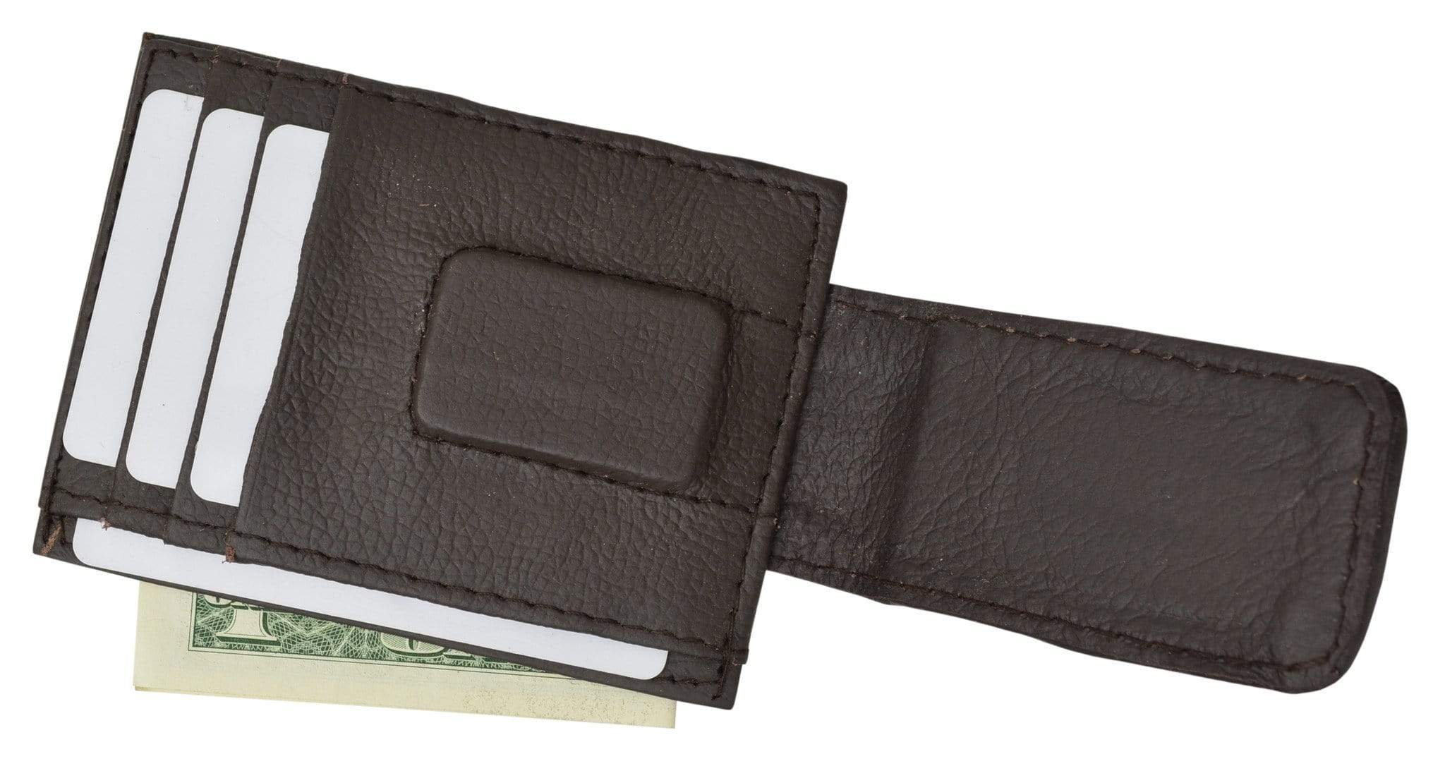 Genuine Leather Money Clip Wallet 