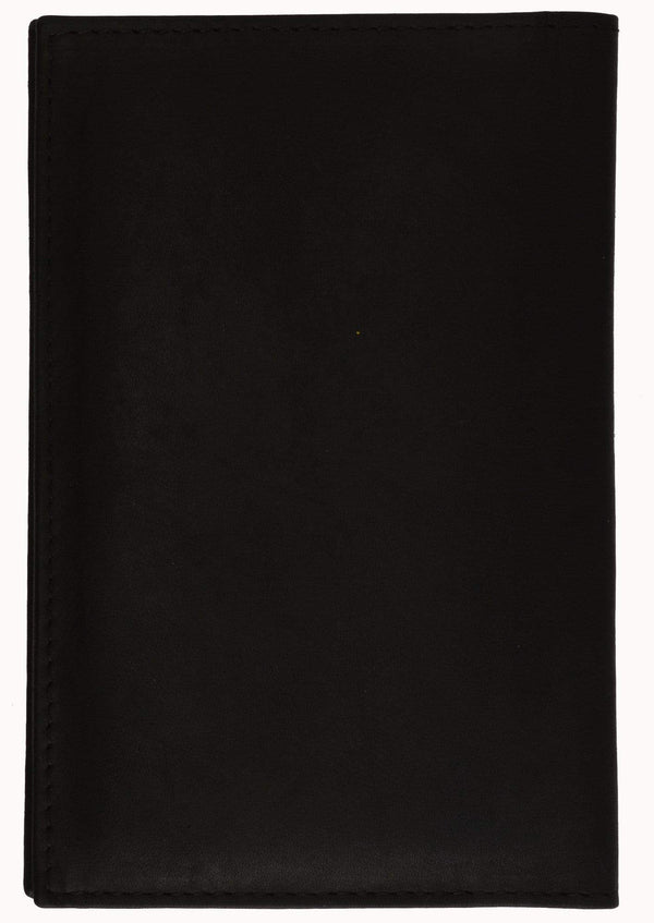 marshal-black-genuine-leather-usa-gold-logo-passport-cover-holder-for ...