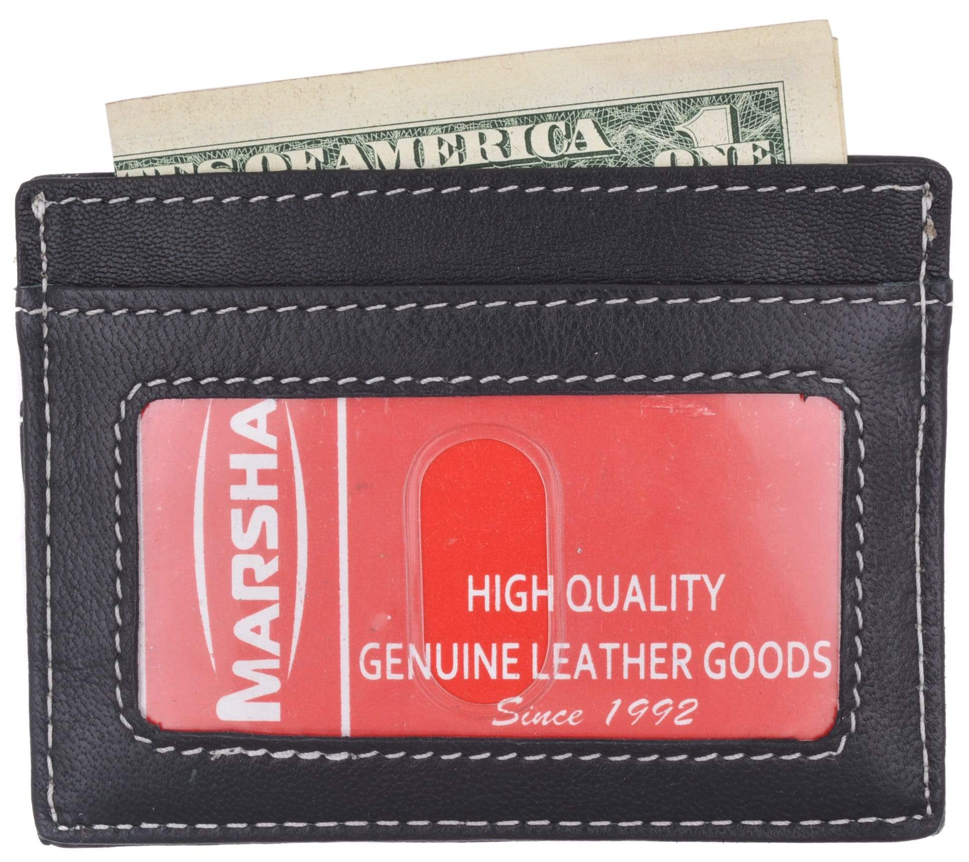 Slim Leather Card Holders Mini Credit Card Wallet Unisex 