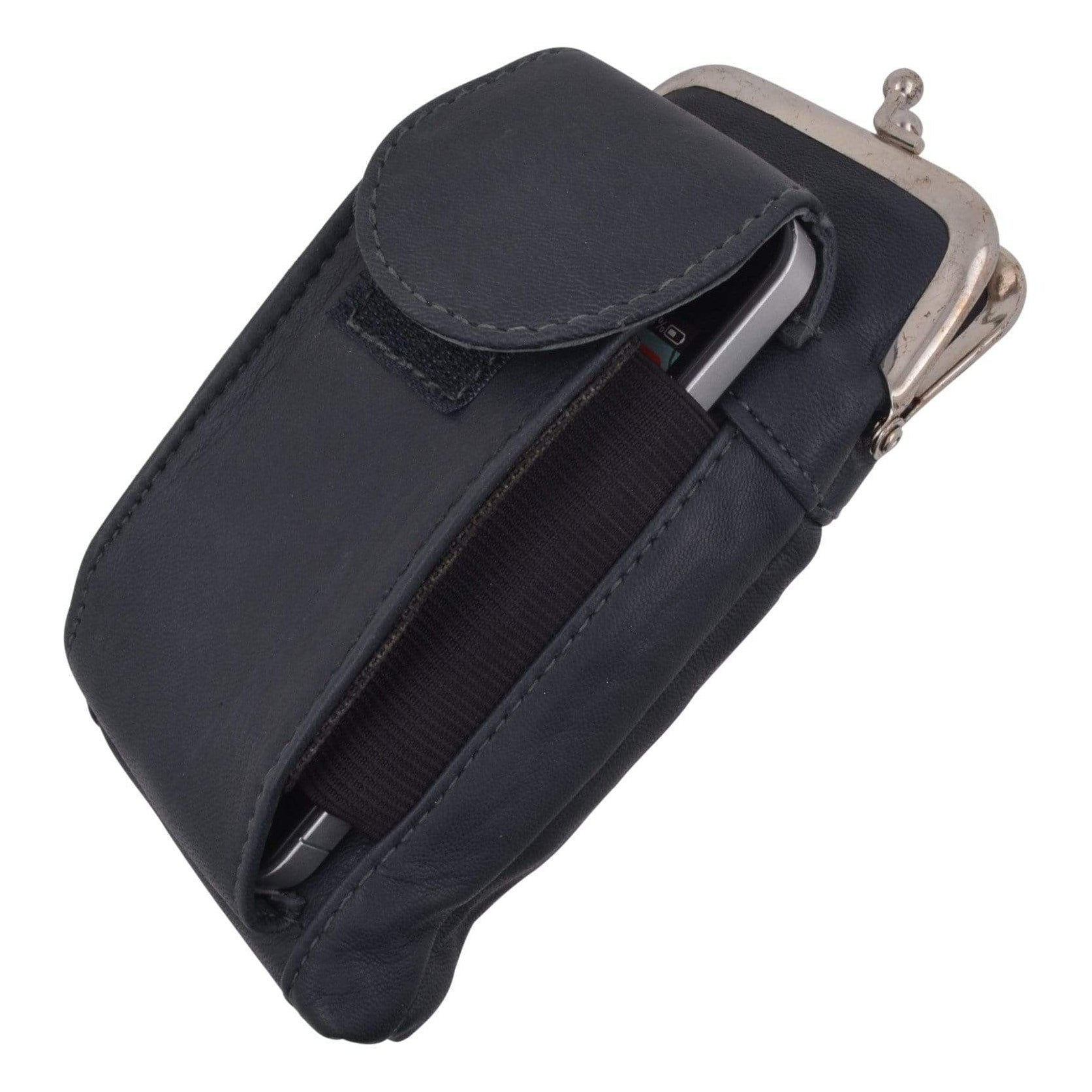 Leather Cigarette Holder with Pocket (C) 1842 Cellphone