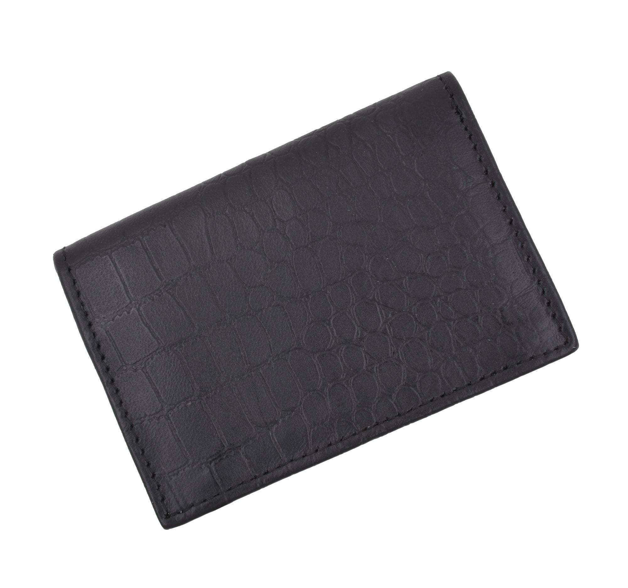 Pocket Organizer Crocodile Mat - Wallets and Small Leather Goods
