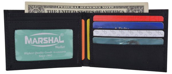 marshal-black-new-nylon-slim-compact-boys-id-card-bifold-wallet-t200bk ...