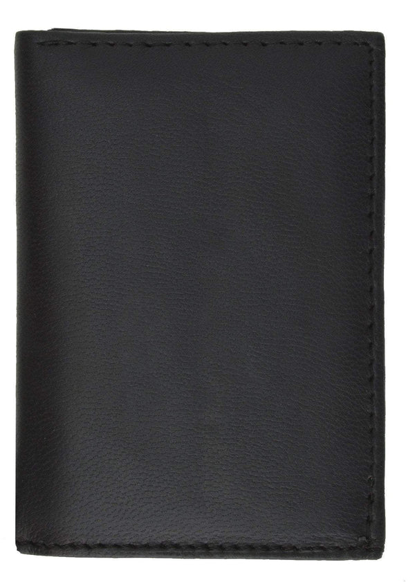 marshal-black-new-slim-thin-mens-bifold-genuine-leather-id-wallet ...