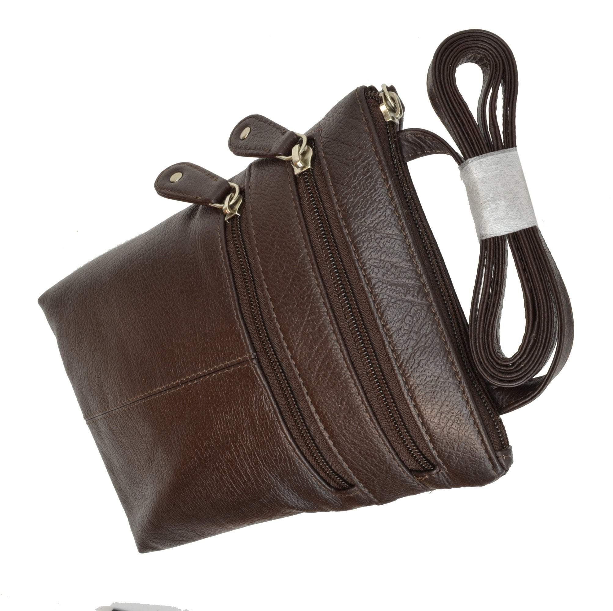 The Alpha | Men's Leather Crossbody Purse Bag – The Real Leather Company
