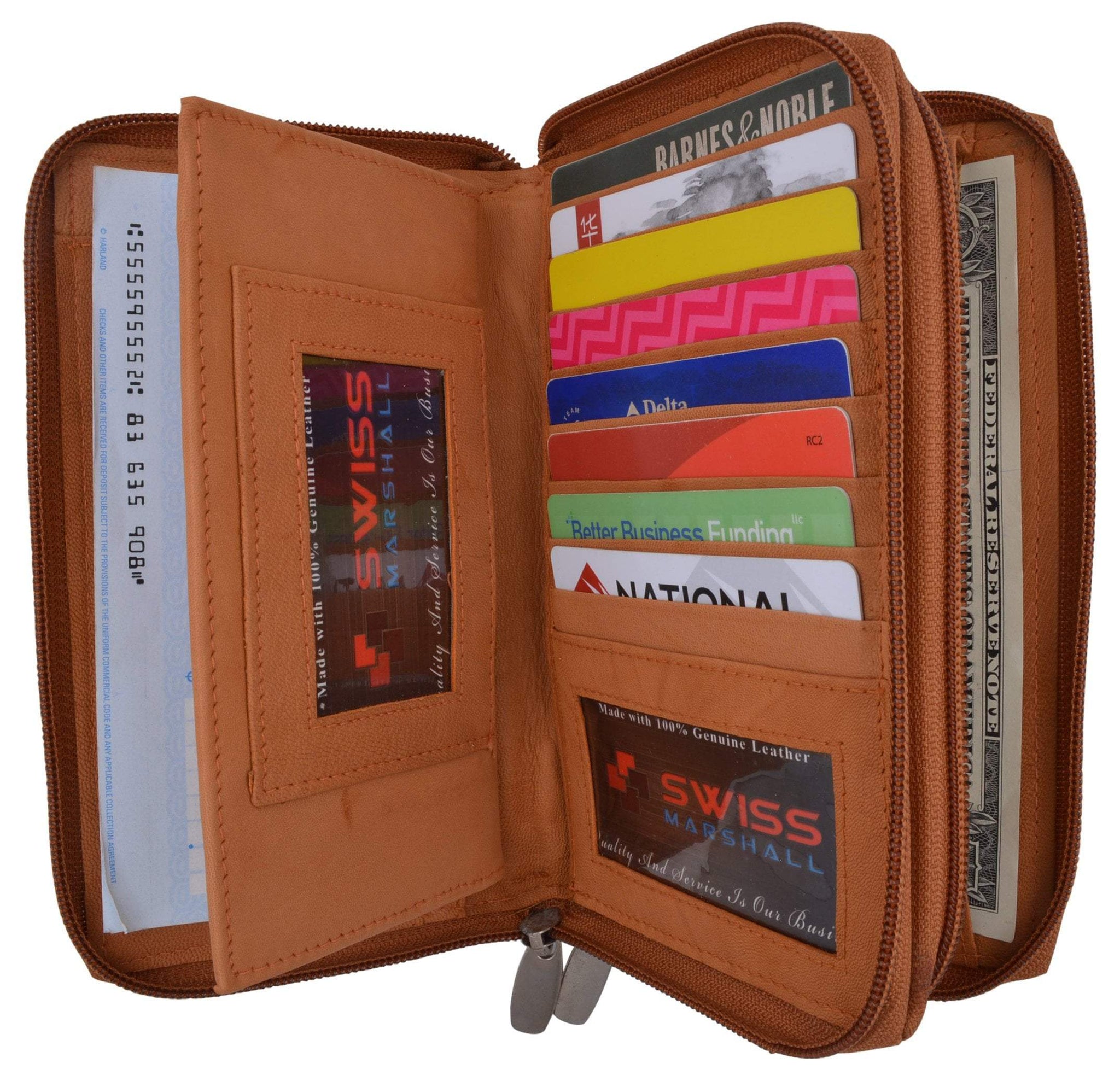 ID Stronghold | Safe Harbor RFID Ladies Pull Tab Compartment Clutch