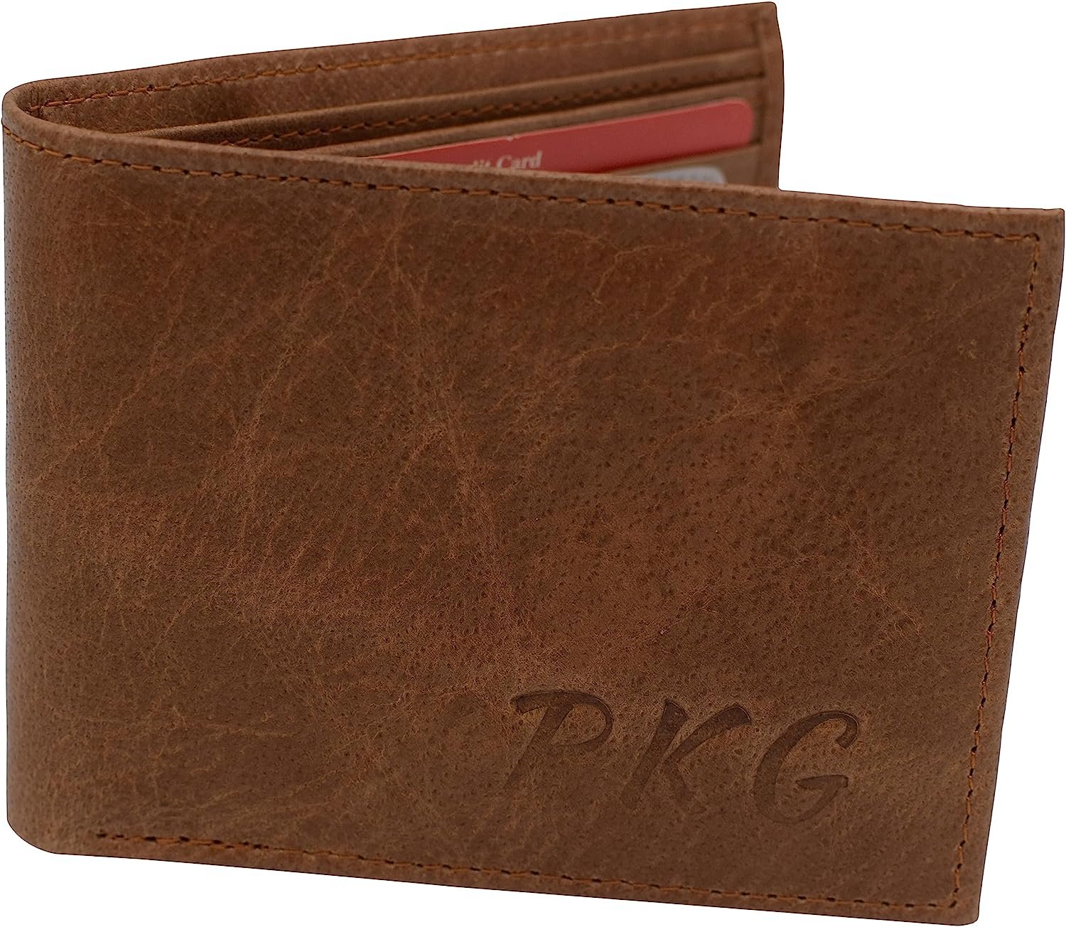 Slim Minimalist Wallets For Men & Women - Genuine Leather Credit Card  Holder Front Pocket RFID Blocking Wallet With Gift Box 